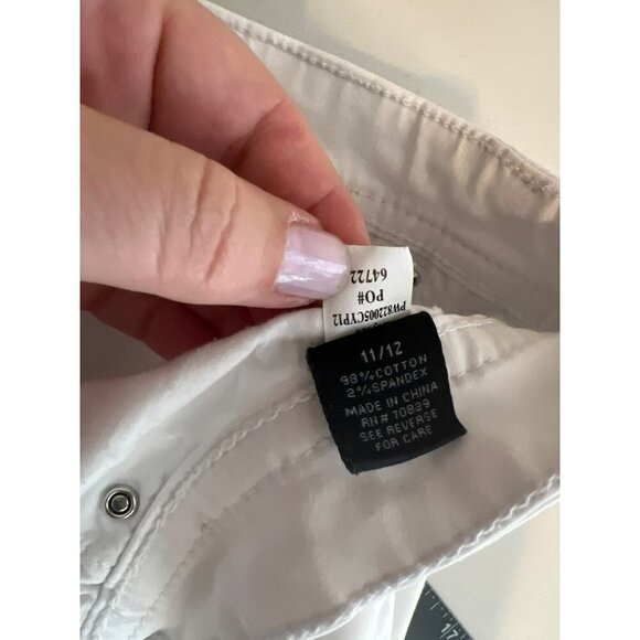 Twentyone Black by Rue21 White Jeans Blinged Sz 11/12 - Picture 8 of 8